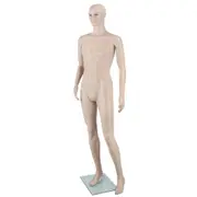 GGP 186Cm Tall Full Body Male Mannequin Skin Coloured