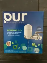 White Pur Water Filtration System W/ One Click Installation FM-3400B