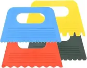 4Pcs Texture Tools for Plaster Art Paint Scrapers Kit for Arts and Crafts DIY Graffiti Oil Painting and Drawing Kids' Play Early Learning Toys for Texture Art on Canvas Kids Putty Scraper for Art