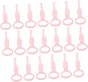 Baluue 3-in-1 Makeup Mascara Shield Applicator Set 20pcs Lash Guard Tools for Lash Perm Cosmetics Pp Material Easy to Clean Portable Sturdy Random