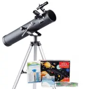 Kids Telescope Moon Gazer Series with 35X-350X 76mm Reflector Telescope Kit 1