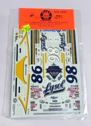 Slixx #9998B/1394 1:24 Model Decals #98 Akin Sutton Elton Sawyer