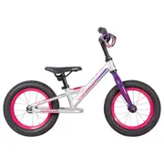 Neo+ Jr Balance Bike 12" Silver with Purple/Pink Fade (2022)