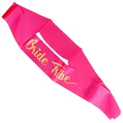 Bride Tribe Hot Pink Sash