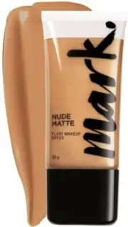AVON Mark. Nude Matte Makeup Foundation (Golden SPF30, 30 g) free shipping