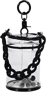 COSMEVIVI 1 Set Mini Transparent Doll Carrier Bag Clear Pouch with Zipper for Doll Storage Versatile and Portable Design for Travel and Play Water Resistant and Easy to Clean
