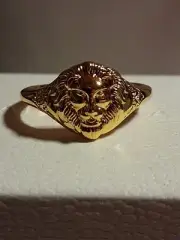 NEW 100% PANDORA Gold P Game of Thrones Lannister Lion Signet Ring 7 163139C00