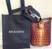 Brahmin Marley Sunset Ombre All Over w/Dust Bag Registration Card & Shopping Bag