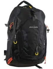 [PIERRE CARDIN] Nylon Travel and Sport Medium Backpack in Grey