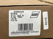 Schlage Birmingham Storeroom Lock Lever F80 BIR 619 Satin Nickel