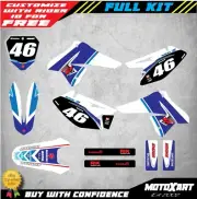 Custom sticker Kit GSX STYLE decals Fits SUZUKI DRZ 125 2008 - 2020 models