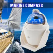 LED Light Sea Marine Electronic Digital Compass for Car Boat Caravan Truck White