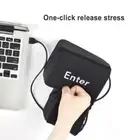USB Keyboard USB Vent Button Soft Cushion Computer Enter Key For Programmer