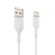 Belkin BoostCharge 1m USB-A to USB-C Cable (White)