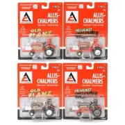 ERTL Set 1/64 Allis Chalmers Old Flame & Milwaukee Mudder Pulling Tractors 37958