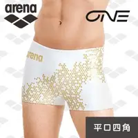 在飛比找森森購物網優惠-【arena】男平口四角 訓練款 男防尷尬平角專業運動利水速