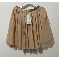 在飛比找蝦皮購物優惠-降價-Uniqlo 粉膚色Pink 紗裙XL （145-15