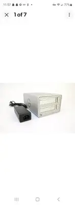 G-Technology Model 0G03080 G-DOCK ev With Duel Thunderbolt 3.5 Bays For Mac/Win