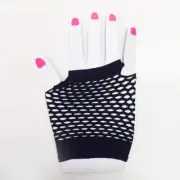 Black Fishnet Gloves (Short)