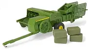 Ertl John Deere 348 Square Baler and 4 Bales, 1:16 Scale