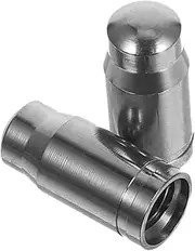 ifundom 1 Pair Bike Valve Caps - Titanium Air Dust Covers Valve Stem Caps Easy Installation for Bicycles Mountain Bikes Cars and Motorcycles Trucks