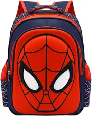 Toddler School Backpack 3d Comic Schoolbag Waterproof Lightweight Backpack For Elementary Student Schoolbag Kids (navy M)