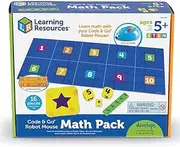Learning Resources Code & Go Robot Mouse Math, STEM, Math Expansion Pack, Ages 5+