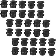 jojofuny Wooden Plugs for Screw Holes 300 Pcs Furniture Plugs Plastic Hole Covers Chair Caps End Caps Set