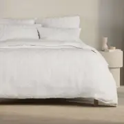 Sheridan Palmyra Quilt Cover Set in White Size: Super King Cotton