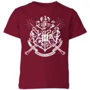 Harry Potter Hogwarts House Crest Kids' T-Shirt - Burgundy