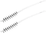 OKUMEYR 1set Washing Machine Cleaning Brushes with Long Handle Material Gap Brush for Easy Cleaning of Washer Drum and Pipes Lightweight and Portable Design for Effortless Use 2pcs