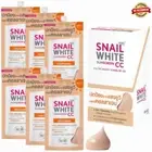 6x Snail White Sunscreen CC Cream Brightening Skin Tone Smooth SPF50+ PA+++ 6 ml