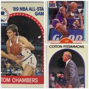 3 Phoenix Suns Cards Tom Chambers #197 Tim Perry #151 Cotton Fitzsimmons CO #14