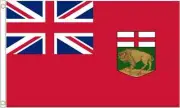 Manitoba Canada Polyester 5'x3' Flag