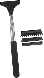 MOLUCKFU Mini Window Squeegee for Car Snow Removal Scraper Ice Scraper for Rearview Mirror Auto Squeegee for Cars Fog Driving