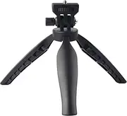 Video Table Tripod 180° Foldable with Universal 1/4-inch face for DSLR SLR Camera Phone Mounting Black One Size