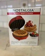 Nostalgia MWF5AQ MyMini Personal Electric Waffle Maker, Hash browns, French Toas