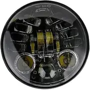 Motorcycle Headlight 5.75" LED Headlight DRL Halo Ring Motorcycle Projector Angel eye 5 3/4"Headlamp For Sportster 883 For Dyna Sportster Softail A