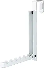 YAMAZAKI 'Smart' 7161 Collapsible Door Hook, White, for Doors Up to 3.6 cm Depth, Door Hanger