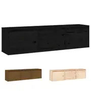 3x Solid Wood Pine TV Cabinets TV Stand Storage Cabinet Multi Colours vidaXL