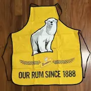 BUNDABERG RUM Bundy Bear Yellow Adult Size Apron BBQ Genuine Man Cave Merch NEW