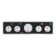 Quickcar 61-67513 3-1 Gauge Panel w/ Tachometer Black