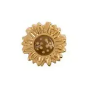 Origami Owl Watch Band Charm (new) SUNFLOWER WATCH BAND CHARM GOLD - (CS1007)