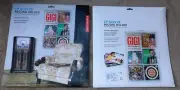 KIKKERLAND LP SLEEVE 6 RECORD HOLDER WALL ART TAPESTRY STORAGE ORGANIZER 2 SETS
