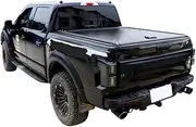 STIDPFZX Hard Soft Retractable Roller Lid Shutter Manual Tonneau Cover Compatible for F150 SVT