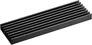 uxcell 1 Pack M.2 2280 Nvme SSD Heatsink Cooler with Thermal Pad Alloy Aluminum Heat Sink Cooling Sink for PC Laptop, 70x22x6mm, Black