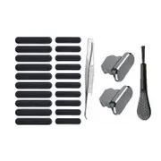 Phone Speaker Dustproof Stickers Protector Kit for iPhone-Grey