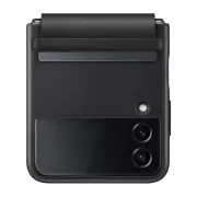 Samsung Galaxy Z Flip4 Flap Leather Cover EF-VF721LBEGWW - Black
