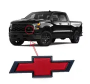 2019-2025 Silverado 1500 2500 3500 HD Small RED Grille Bowtie Emblem 84293092