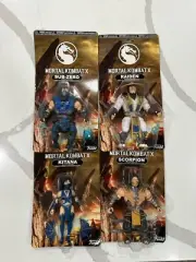 Mortal Kombat X Scorpion Kitana Raiden Sub Zero 2017 Funko 5.50" Savage World